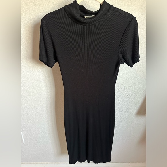L'AGENCE revolve Koller Long Knit Black Sweater Dress Women Black Size: Small - Picture 2 of 6